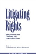 Cover: Litigating Rights - Hart Publishing