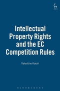 Cover: Intellectual Property Rights and the EC Competition Rules - Hart Publishing