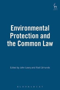 Bild: Environmental Protection and the Common Law - Hart Publishing