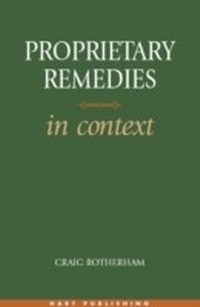 Abbildung von: Proprietary Remedies in Context - Hart Publishing