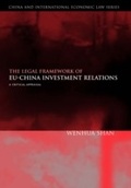Cover: The Legal Framework of EU-China Investment Relations - Hart Publishing