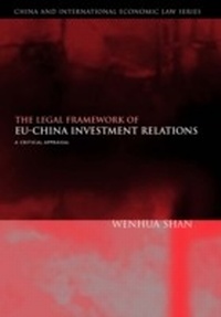 Abbildung von: The Legal Framework of EU-China Investment Relations - Hart Publishing