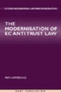 Cover: The Modernisation of EC Antitrust Law - Hart Publishing