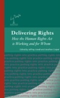 Cover: Delivering Rights - Hart Publishing