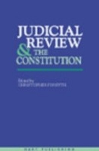 Abbildung von: Judicial Review and the Constitution - Hart Publishing
