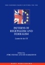 Cover: Patterns of Regionalism and Federalism - Hart Publishing