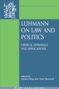 Cover: Luhmann on Law and Politics - Hart Publishing