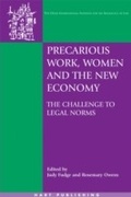 Cover: Precarious Work, Women, and the New Economy - Hart Publishing