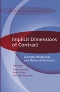 Bild: Implicit Dimensions of Contract - Hart Publishing