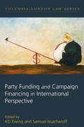 Cover: Party Funding and Campaign Financing in International Perspective - Hart Publishing