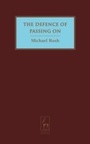 Cover: The Defence of Passing On - Hart Publishing