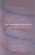 Cover: Law and Human Genetics - Hart Publishing