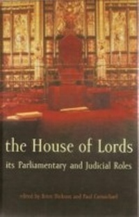 Enlarge image Cover: The House of Lords - Hart Publishing