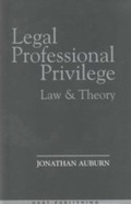 Cover: Legal Professional Privilege - Hart Publishing