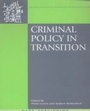 Cover: Criminal Policy in Transition - Hart Publishing