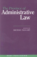 Cover: The Province of Administrative Law - Hart Publishing