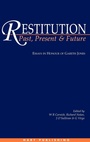 Cover: Restitution: Past, Present and Future - Hart Publishing