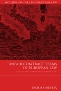 Bild: Unfair Contract Terms in European Law - Hart Publishing