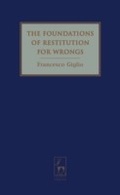 Bild: The Foundations of Restitution for Wrongs - Hart Publishing