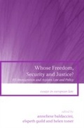 Cover: Whose Freedom, Security and Justice? - Hart Publishing