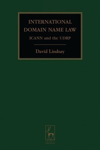Abbildung von: International Domain Name Law - Hart Publishing