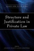 Bild: Structure and Justification in Private Law - Hart Publishing