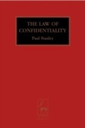 Cover: The Law of Confidentiality - Hart Publishing