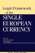 Cover: Legal Framework of the Single European Currency - Hart Publishing