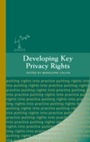 Cover: Developing Key Privacy Rights - Hart Publishing