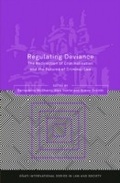 Cover: Regulating Deviance - Hart Publishing