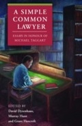 Cover: A Simple Common Lawyer - Hart Publishing