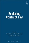 Bild: Exploring Contract Law - Hart Publishing