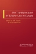 Cover: The Transformation of Labour Law in Europe - Hart Publishing