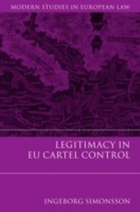 Abbildung von: Legitimacy in EU Cartel Control - Hart Publishing