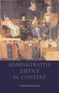 Abbildung von: Administrative Justice in Context - Hart Publishing