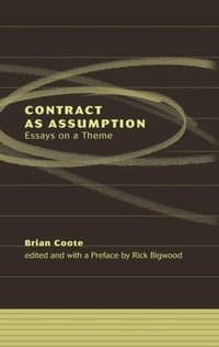 Abbildung von: Contract as Assumption - Hart Publishing