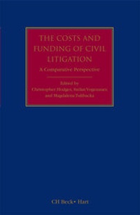 Abbildung von: The Costs and Funding of Civil Litigation - Beck/Hart Publishing