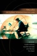 Cover: Values in Global Administrative Law - Hart Publishing