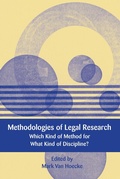 Cover: Methodologies of Legal Research - Hart Publishing