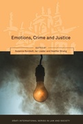 Cover: Emotions, Crime and Justice - Hart Publishing