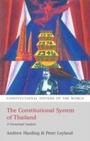 Cover: The Constitutional System of Thailand - Hart Publishing