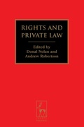 Bild: Rights and Private Law - Hart Publishing
