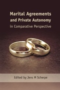 Cover: Marital Agreements and Private Autonomy in Comparative Perspective - Hart Publishing