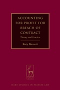 Cover: Accounting for Profit for Breach of Contract - Hart Publishing