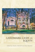 Cover: Landmark Cases in Equity - Hart Publishing