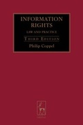 Cover: Information Rights - Hart Publishing