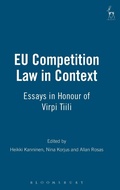 Cover: EU Competition Law in Context - Hart Publishing