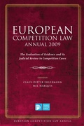 Cover: European Competition Law Annual 2009 - Hart Publishing