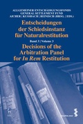 Cover: Decisions of the Arbitration Panel for In Rem Restitution, Volume 3 - Hart/Vienna Publishing