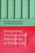 Cover: Juxtaposing Autonomy and Paternalism in Private Law - Hart Publishing
